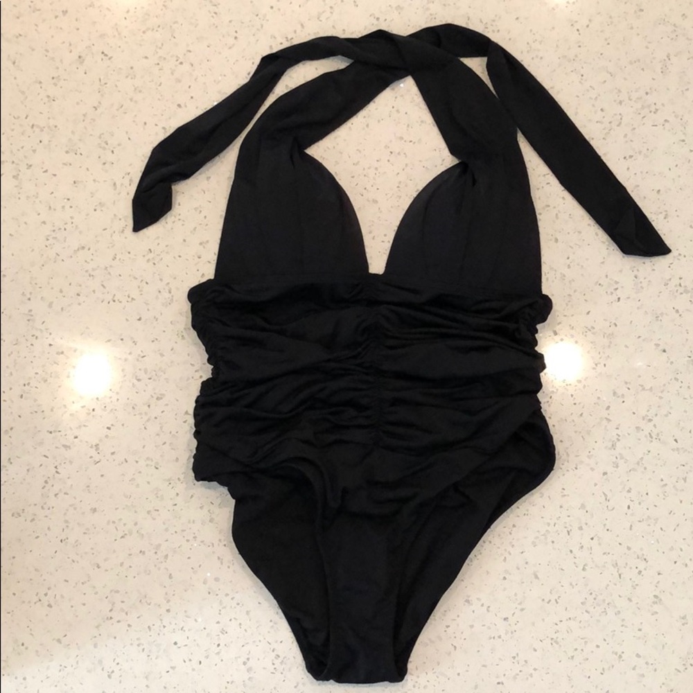 Athleta v-neck Swimsuit